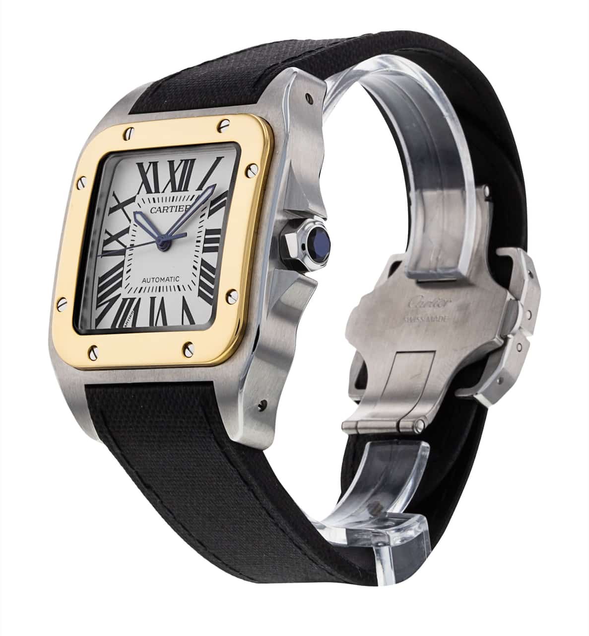 Pre Owned Cartier Santos 100 W20072X7 Watch Watchfinder Co